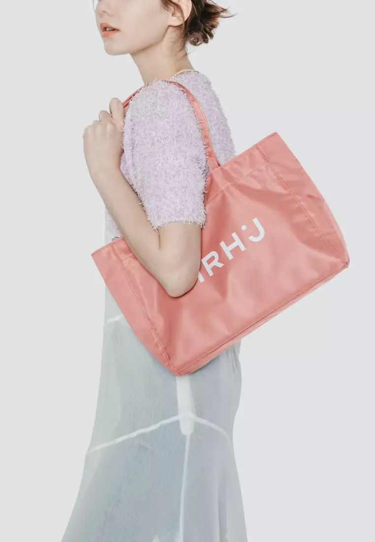 BONA Nylon Shoulder Bag Indi Pink