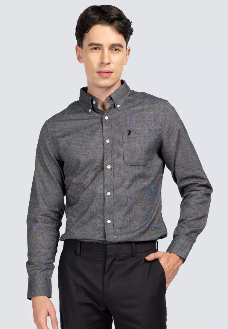 Buy POLO HAUS Polo Haus Men s Slim Fit Long Sleeve Shirt 2024