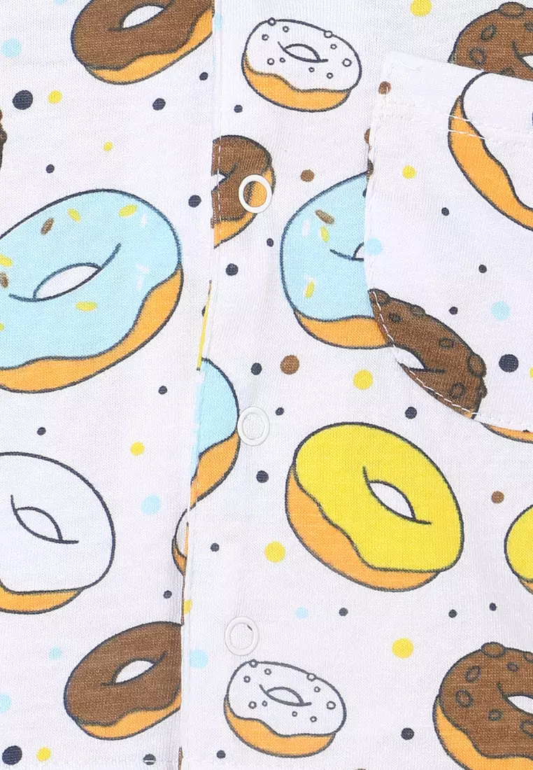 Baby And Kids Pajama Nightsuit Set - Sweet like a Doughnut