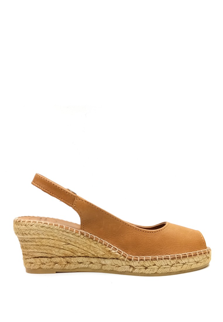 CROACIA COURT LEATHER - Wedge Espadrilles