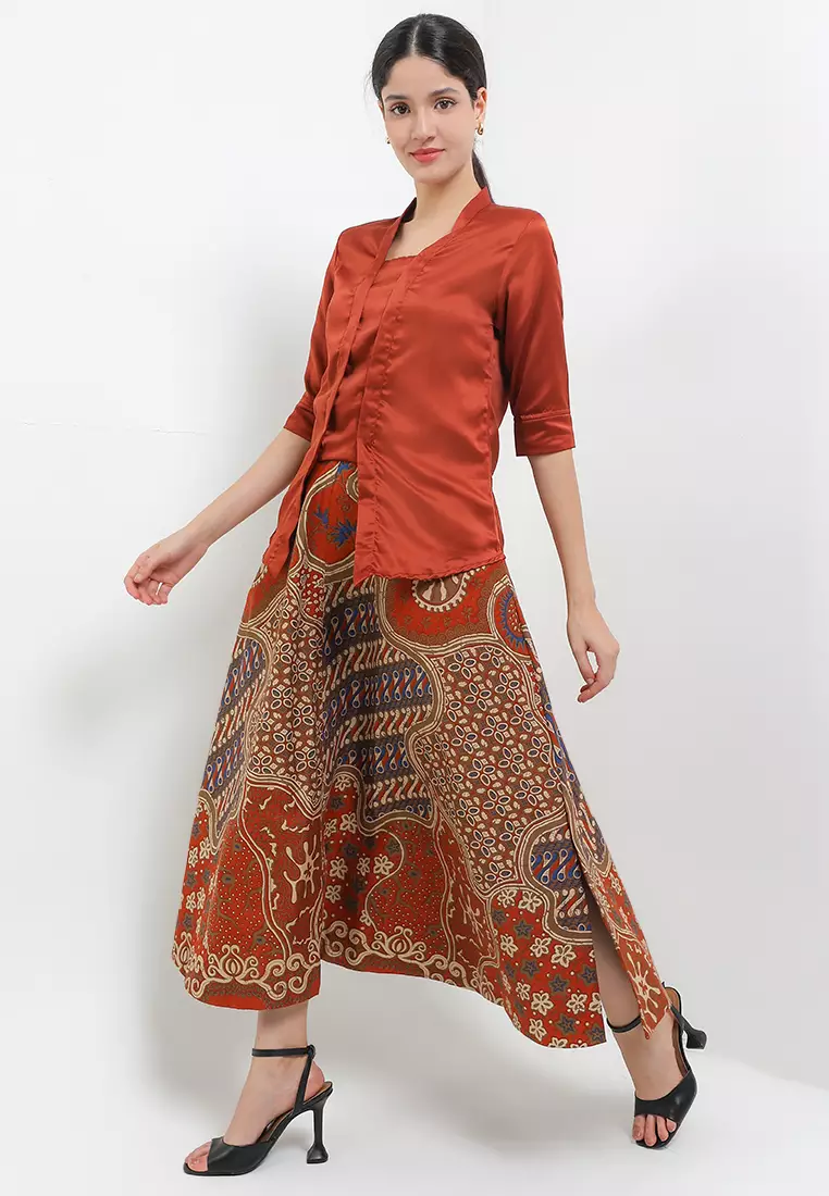 Elastic-waisted Long Skirt Alaia+Lining