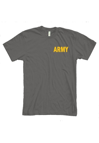 MRL Prints grey Pocket Army T-Shirt F7623AA0E862ABGS_1