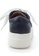 Shu Talk navy AMAZTEP Causal Genuine leather Sneakers with Fabric Upper 61B45SH32508C4GS_4