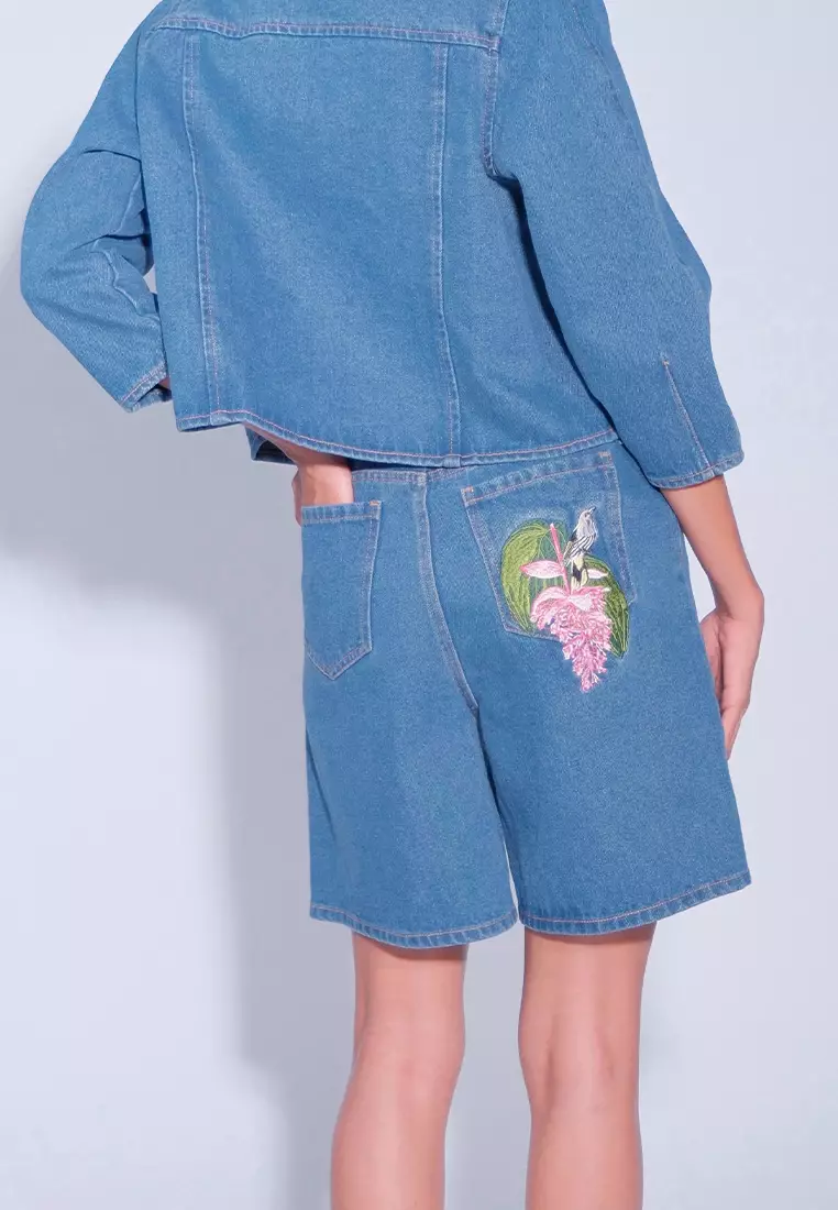 DNM Studios x Raxenne Kingfisher Shorts W/ Embro