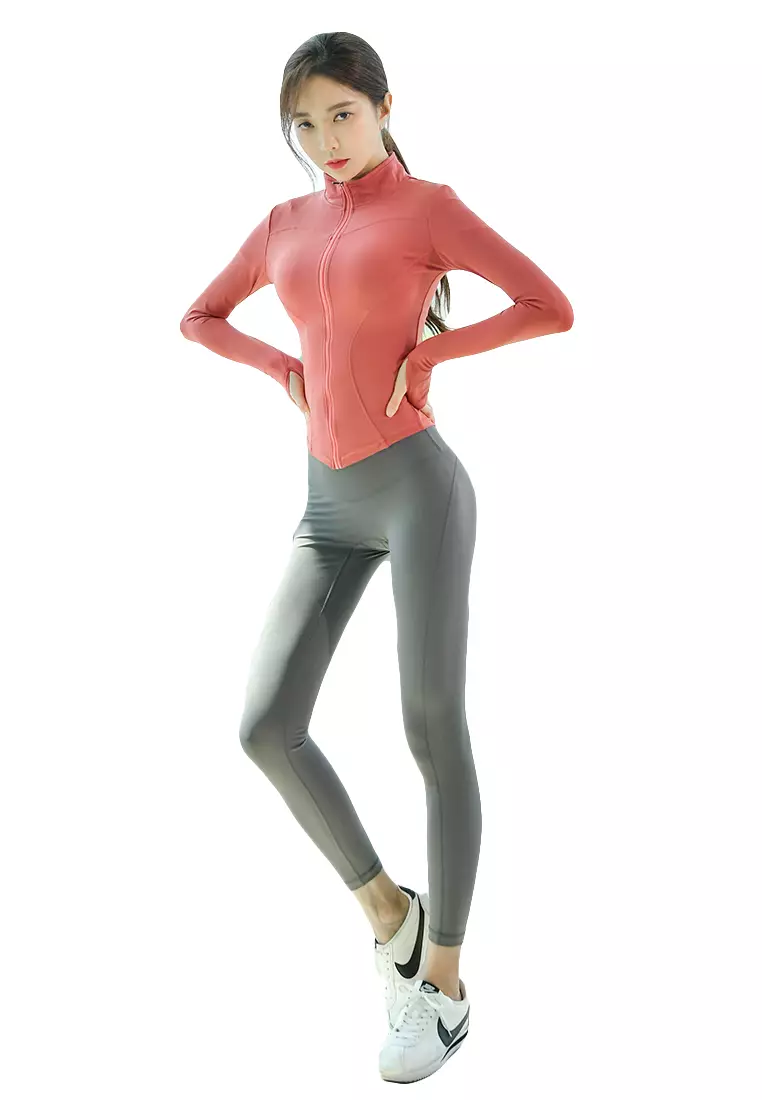 (3PCS) Quick Dry Running Fitness Yoga Dance Set (Tops+Bra+Bottoms)