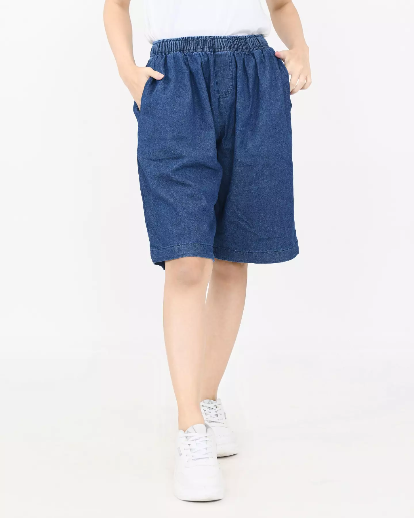 Celana Pendek Wanita - Joey Midi Denim Short Pants