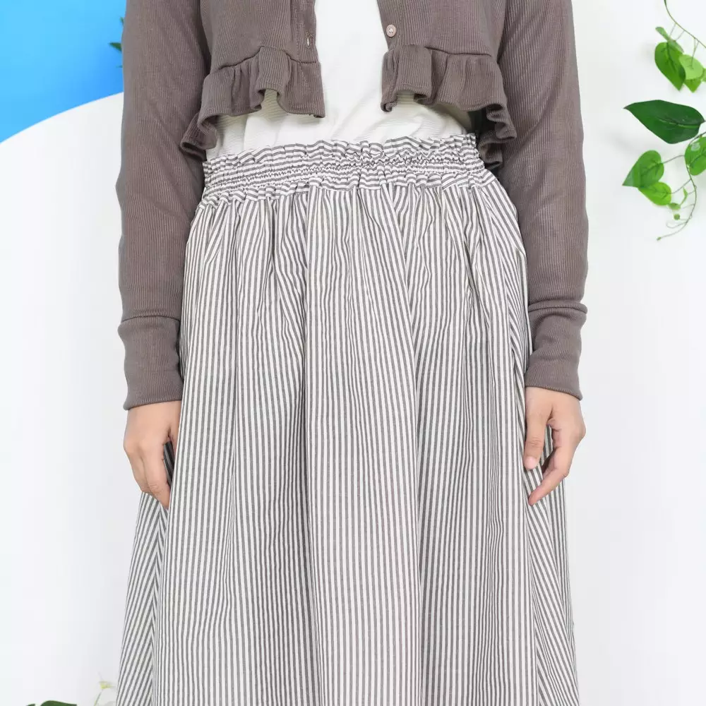 Casandra Rubber Skirt - Coffee M19776 R43S3