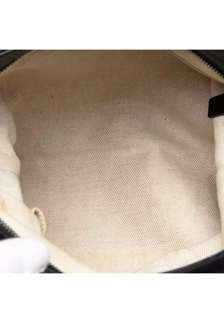 Pre-Loved Gucci Gg Canvas Web Crossbody