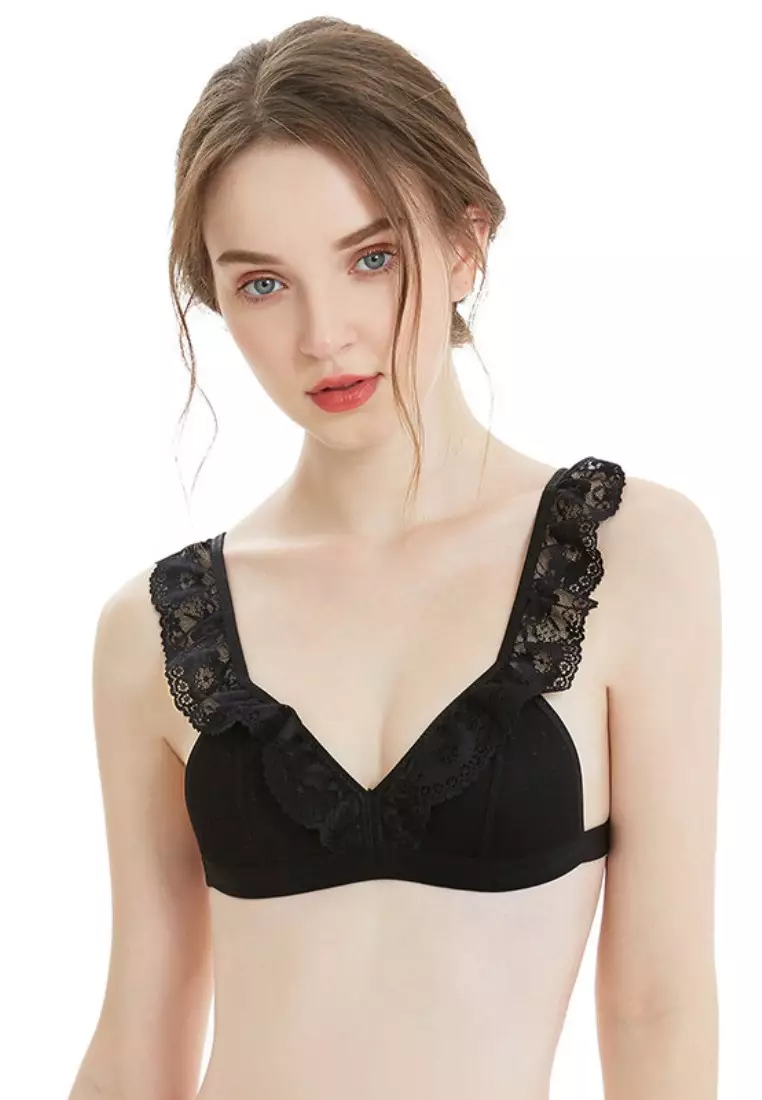 Buy ZITIQUE Sexy Lace Adjustable Bra-Black in Black 2024 Online