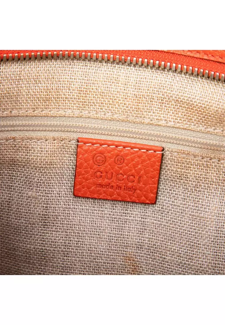 Pre-Loved Gucci Small Gg Canvas Bree Satchel