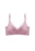 ZITIQUE pink Women's Lace Non-wired Push Up Front Buckle Breast Feeding Bra - Pink C91ECUS63A496AGS_1