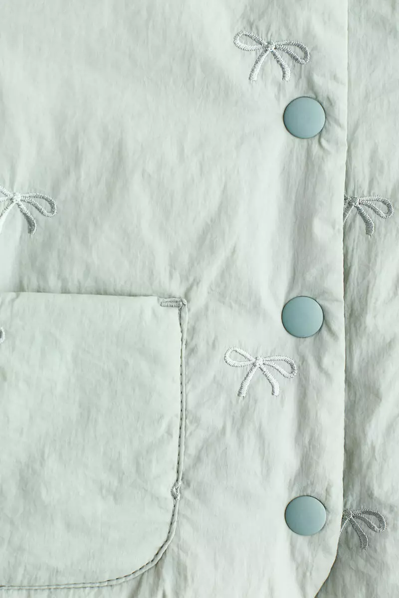 Embroidery-detail jacket