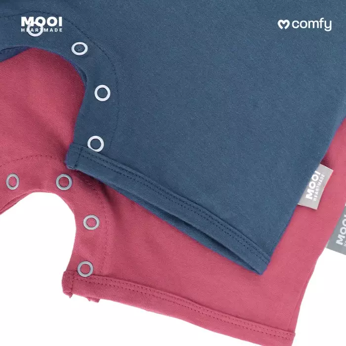 Mooi Jumper Bayi Comfy Baby Basic Romper - Sky Blue