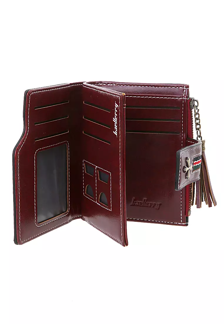 Dompet Wanita Model Pendek Cassual Wallet Many Slot Material PU Leather ORIGINAL