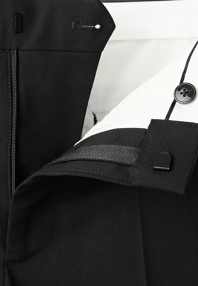 Stretch Fabric Super Slim-Fit Suit Trousers