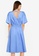 niko and ... blue Ruched Short Sleeves Dress 1FB85AA4C81EFBGS_2