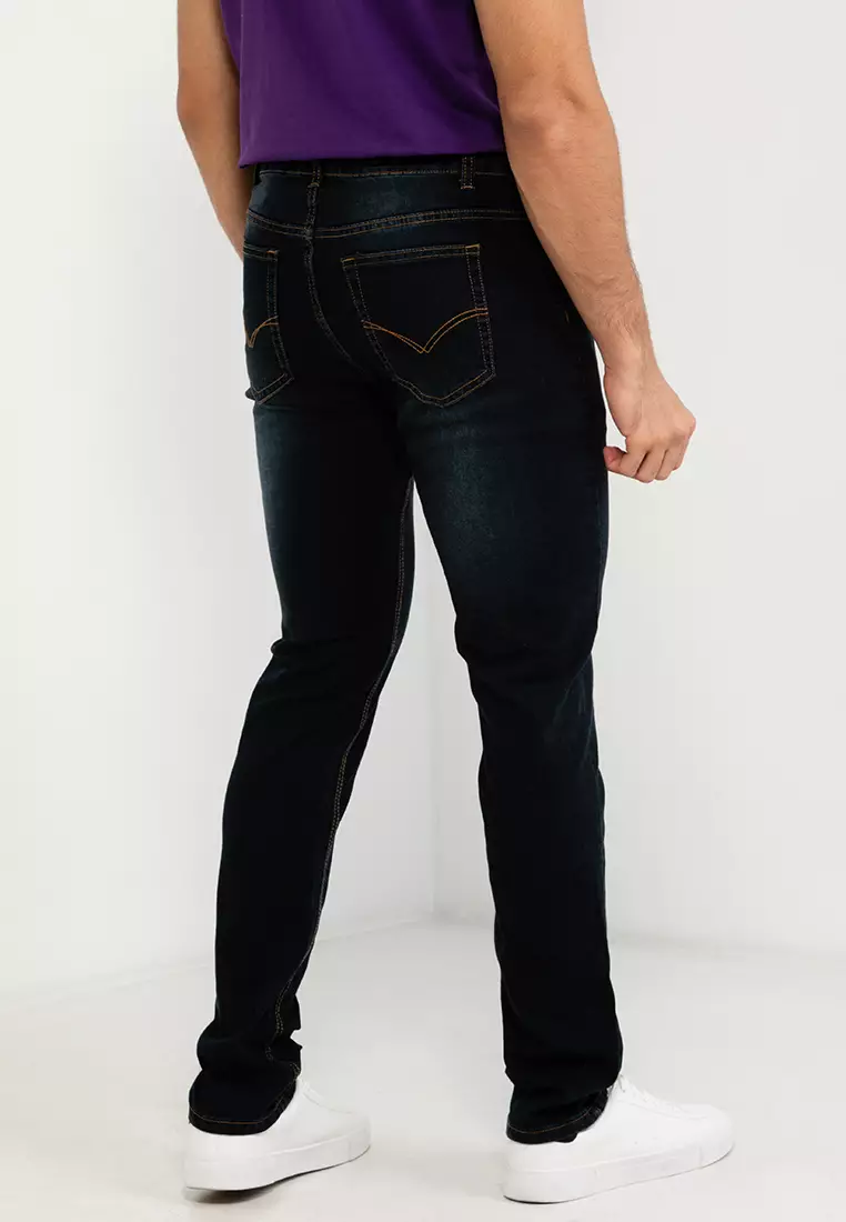 Straight Cut Stretchable Jeans