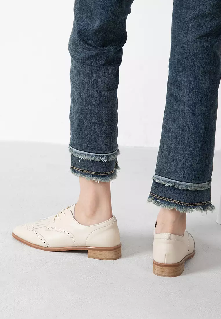 Brogue Leather Tassel Derbys TH926-3