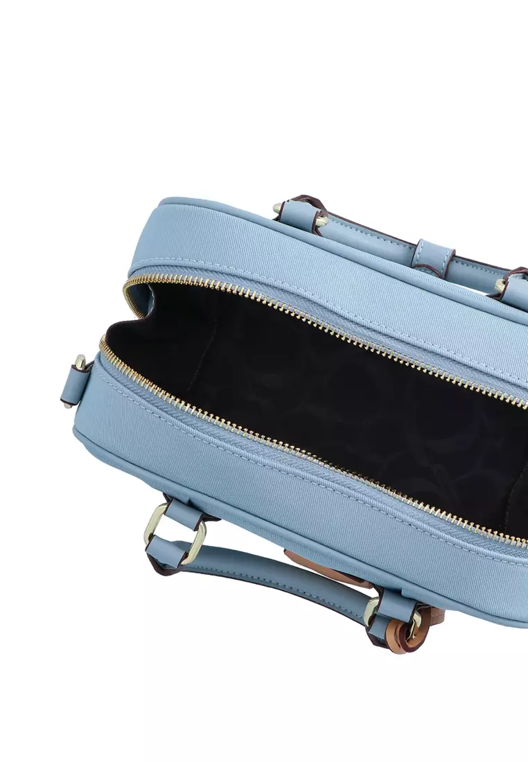 Bowie Nylon Handbag S - Turquoise