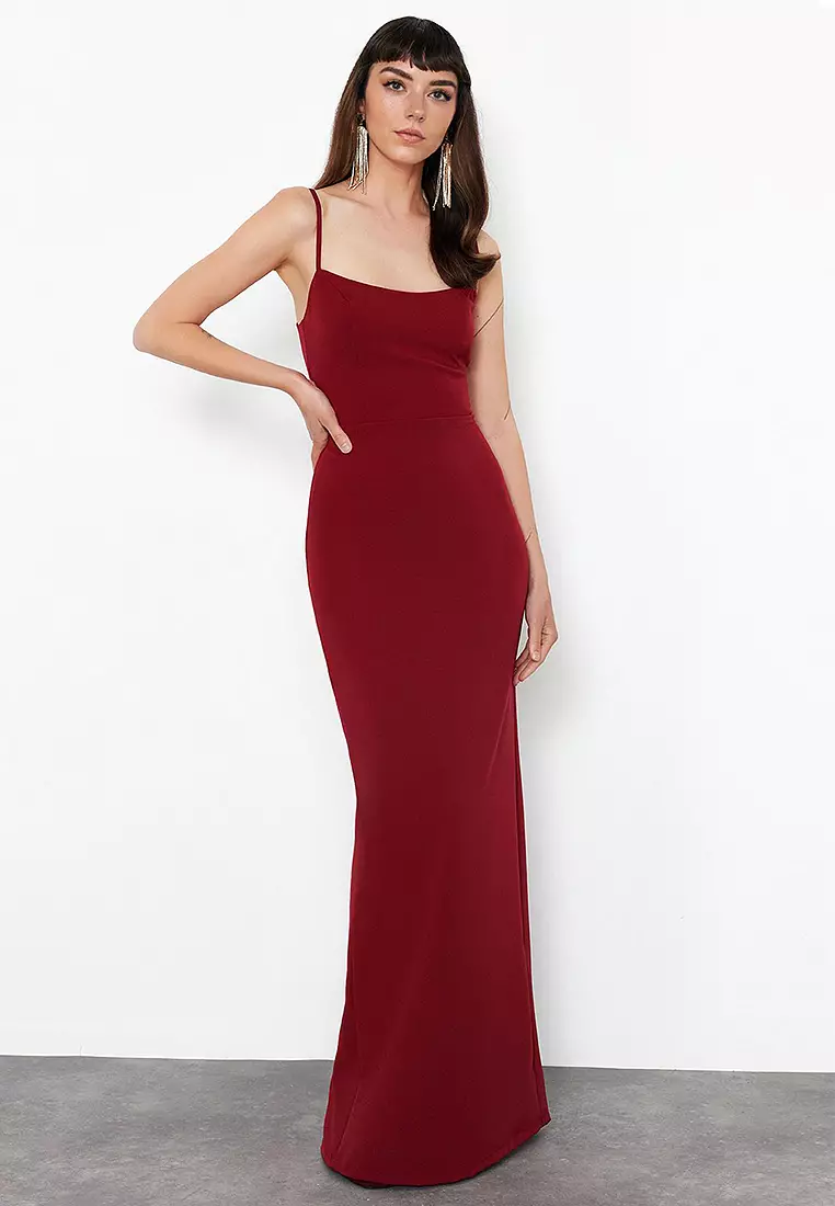 Body fit long dress best sale