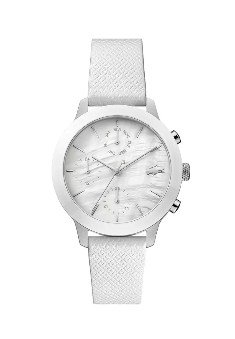 Lacoste white watch price store