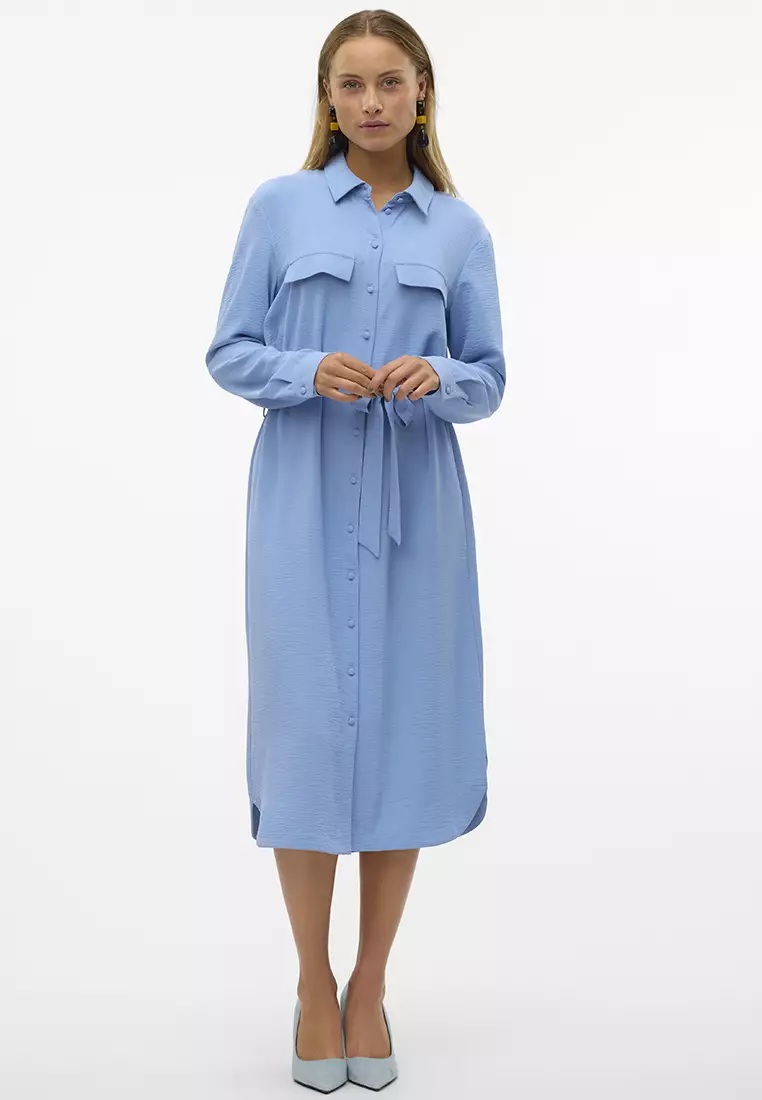 ヴェロモーダ Vero Moda 【 Long Sleeve Patterned Lace Shirt Women 】 レディース Buy Vero Moda Alva Long Sleeves Shirt Dress 2025 Online | ZALORA