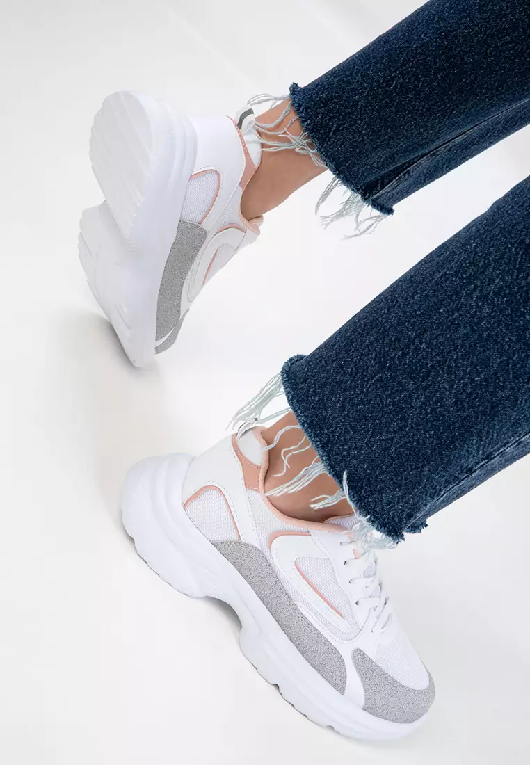 White-Powder Women's Sneaker 20413