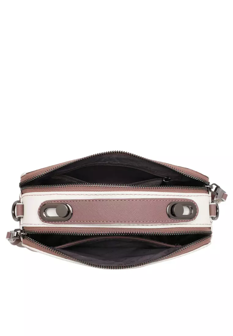 Women's Top Handle Bag / Sling Bag / Crossbody Bag (Tas Selempang / Tas Tangan) - Krem