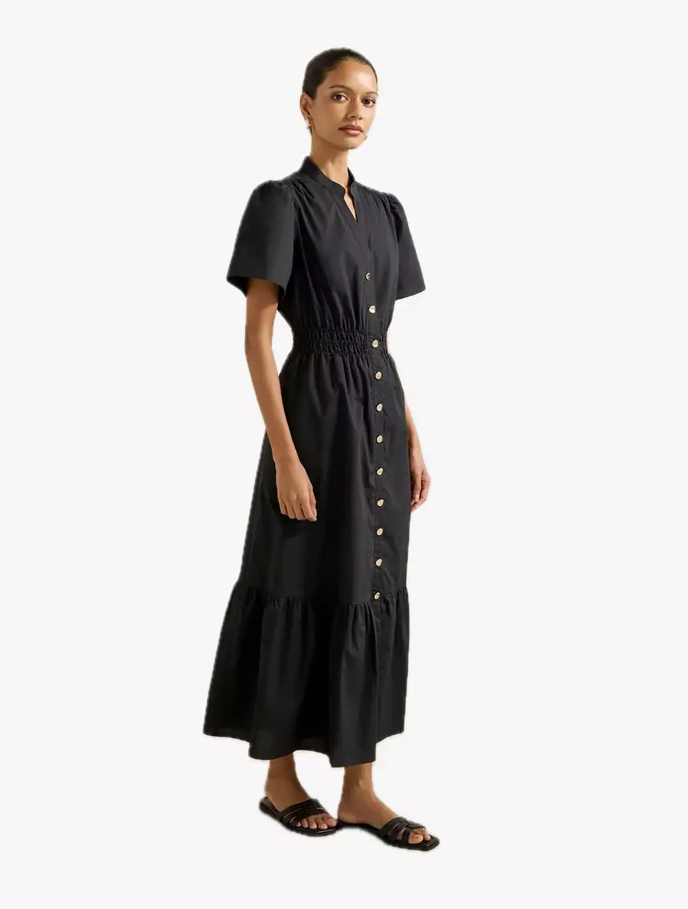 Eleanor Petite Button Down Midi