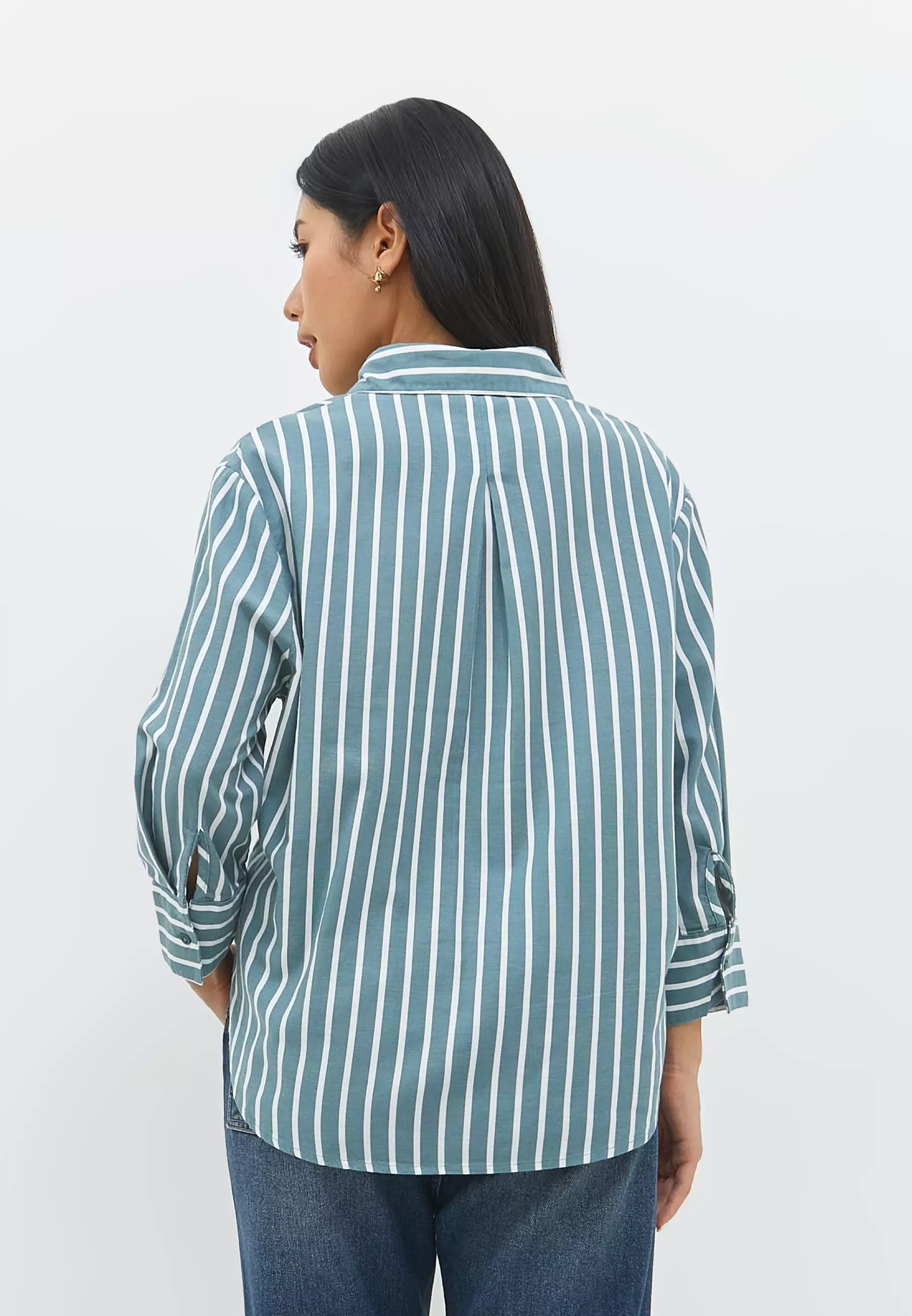 Suzy Green Stripe Shirt (G.13144)