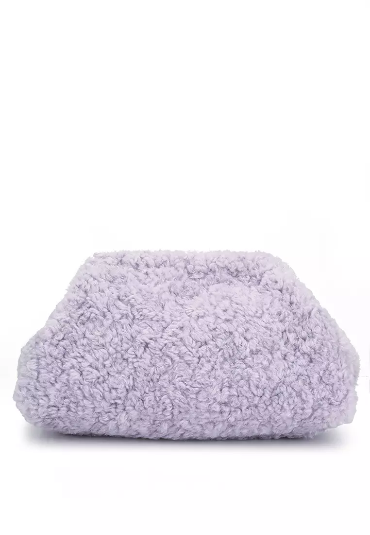 Teddy Fleece Clutch