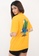 OHNII yellow OVERSIZED BE LIKE A CACTUS COTTON JERSEY TSHIRT (YL) 4CEB0AA3A78A3CGS_3