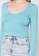 Vero Moda blue Maxi Long Sleeves V-Neck T-Shirt AC9E7AAB372524GS_2