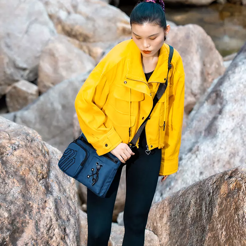 Arctic Hunter K00535 Tas Selempang Sling Messenger Bag Pria Ringan - BIRU