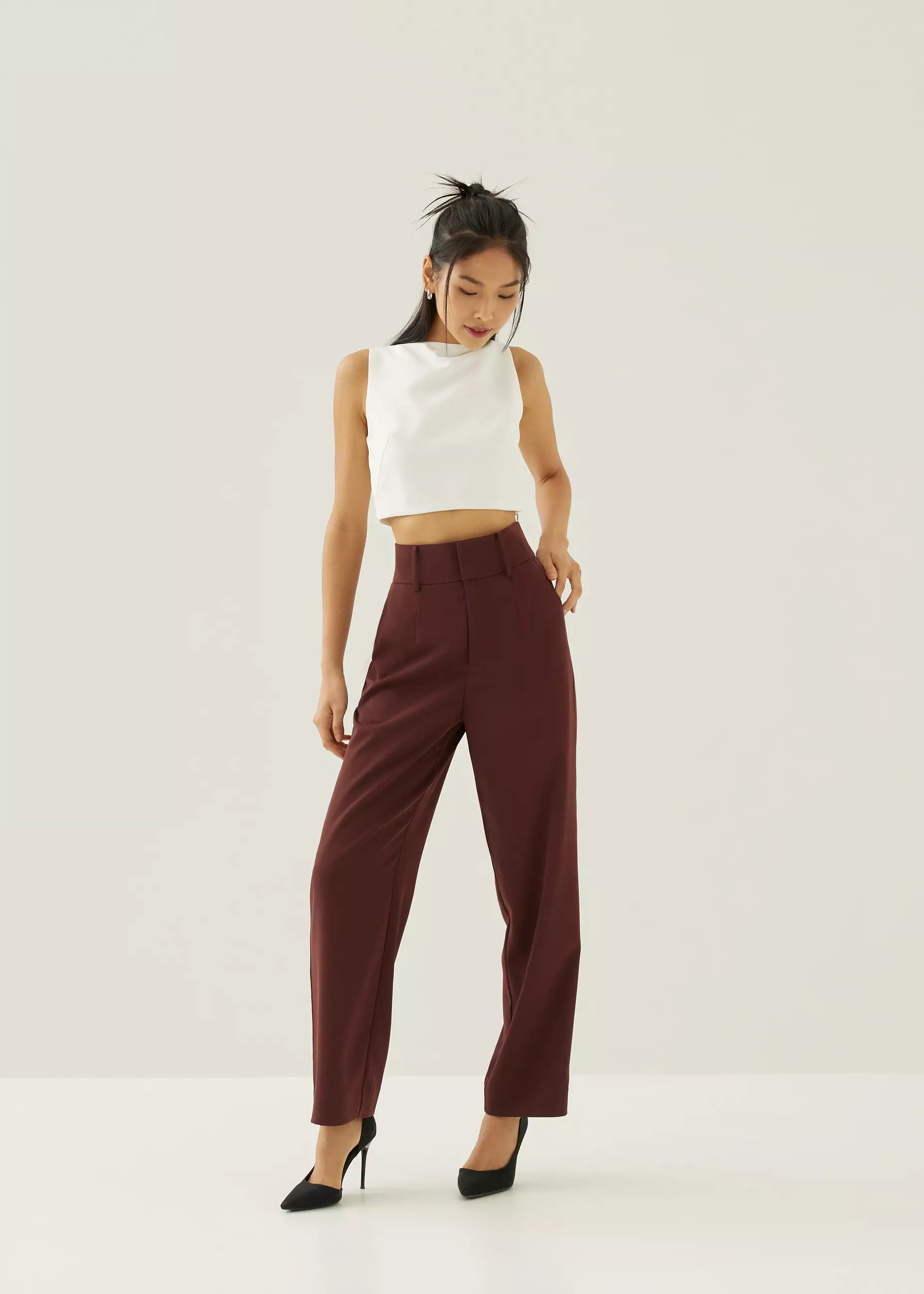 Celana Wanita - Morie Regular Straight Leg Pants
