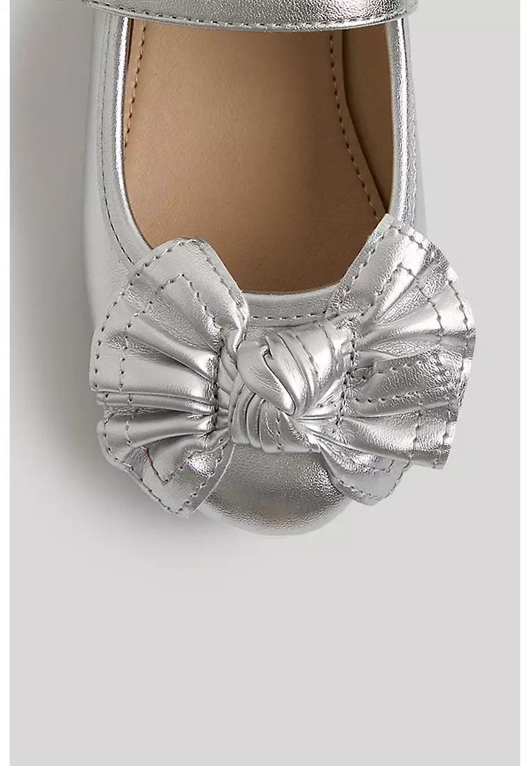 Silver Ballerina Shoes