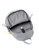 Lara grey Men's Plain Water-proof Wear-resistant Nylon Reflective Zipper Backpack - Grey 3441DACF7FF0D7GS_3