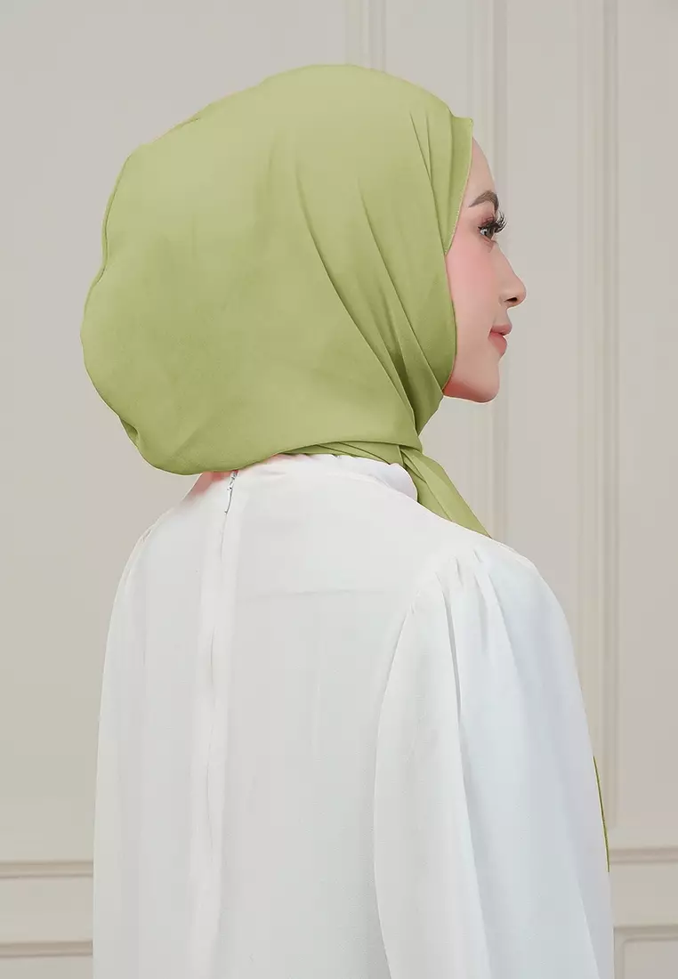 HIJAB INSTAN MAGNET SYIFA - OLIVE