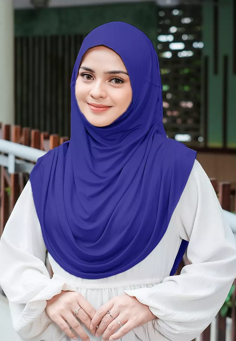 HIJAB INSTAN FATHIA - ROYAL BLUE