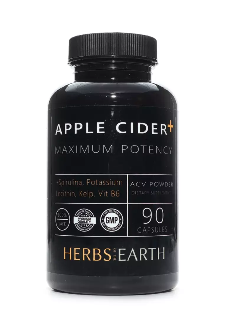Buy Herbs of the Earth Apple Cider Vinegar 90 Capsules with Spirulina