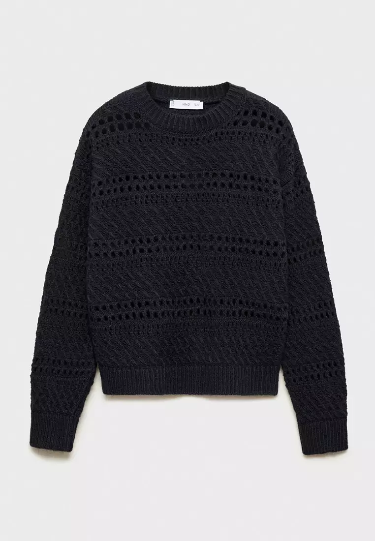 Openwork Knit Sweater