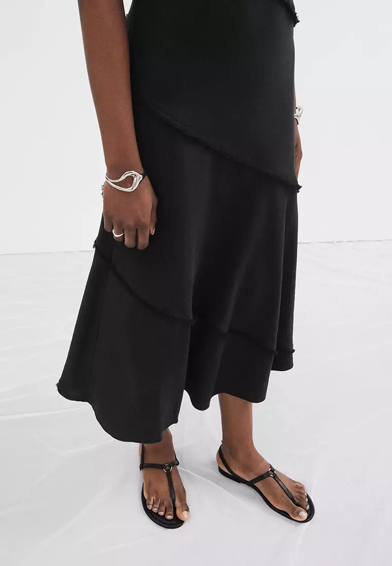 Sleeveless A-Line Midi Dress