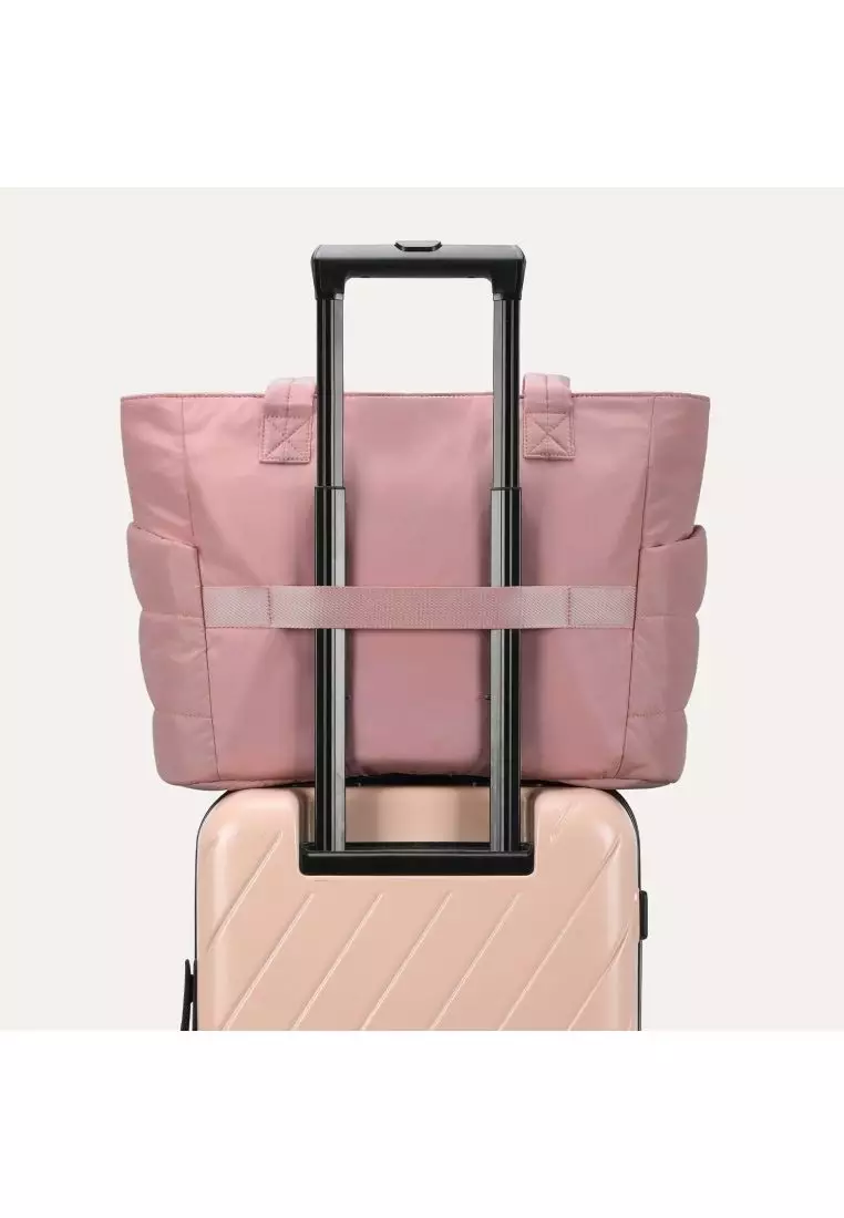 Bagsmart Zora Puffy Tote 20L (Dark Pink)