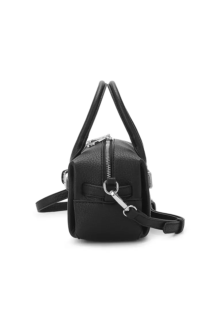 Women's Top Handle Bag / Sling Bag / Crossbody Bag / Shoulder Bag (Tas Tangan Wanita / Tas Selempang Wanita / Tas Bahu Wanita) - Hitam