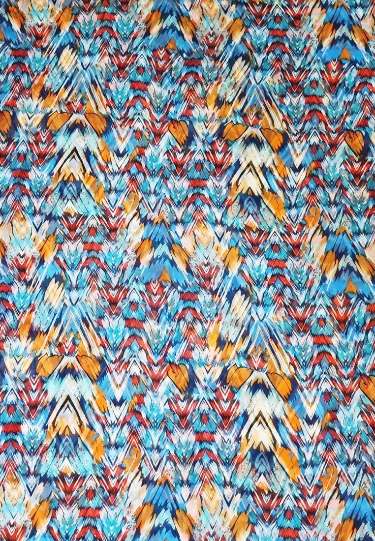 Anabela Printed Scarf Blue