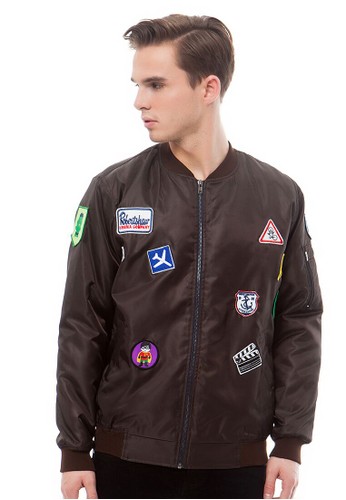 Yoodsgoods Bomber Jacket Patch in Brown