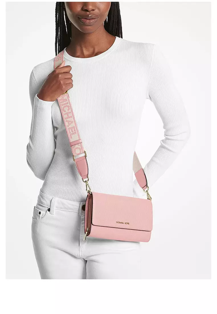 Buy MICHAEL KORS Jet Set Large Leather Crossbody Bag 2026 Online