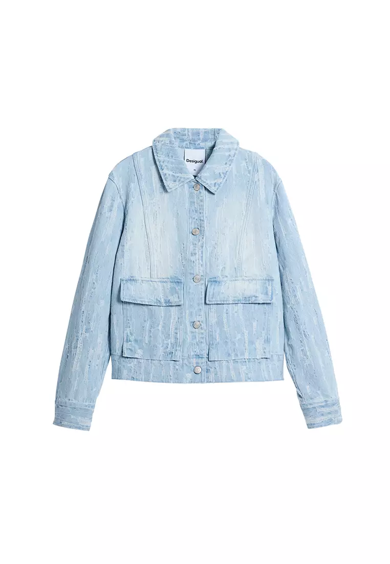 Denim jacket with pockets for women I Desigual.com