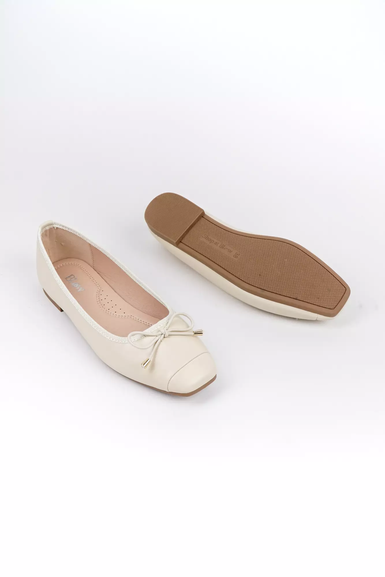 Blow BLNW 0102 Ayla Flats Shoes Wanita Sepatu Hitam Balet Women Shoes