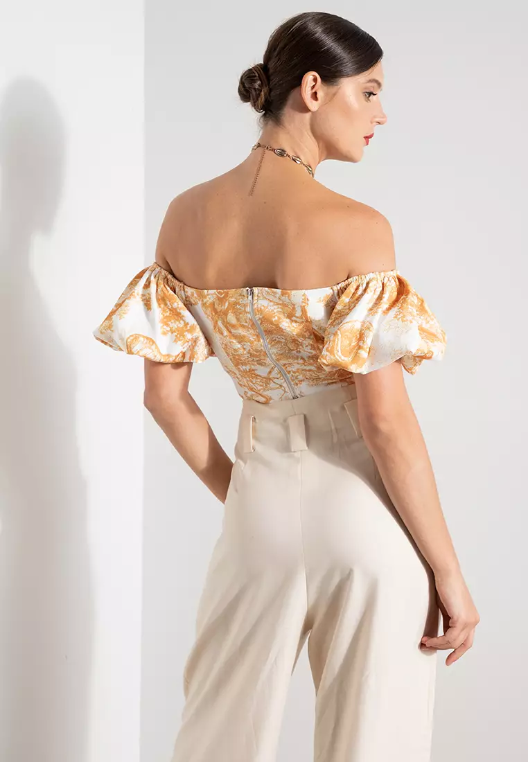 Zalora off shoulder sale top